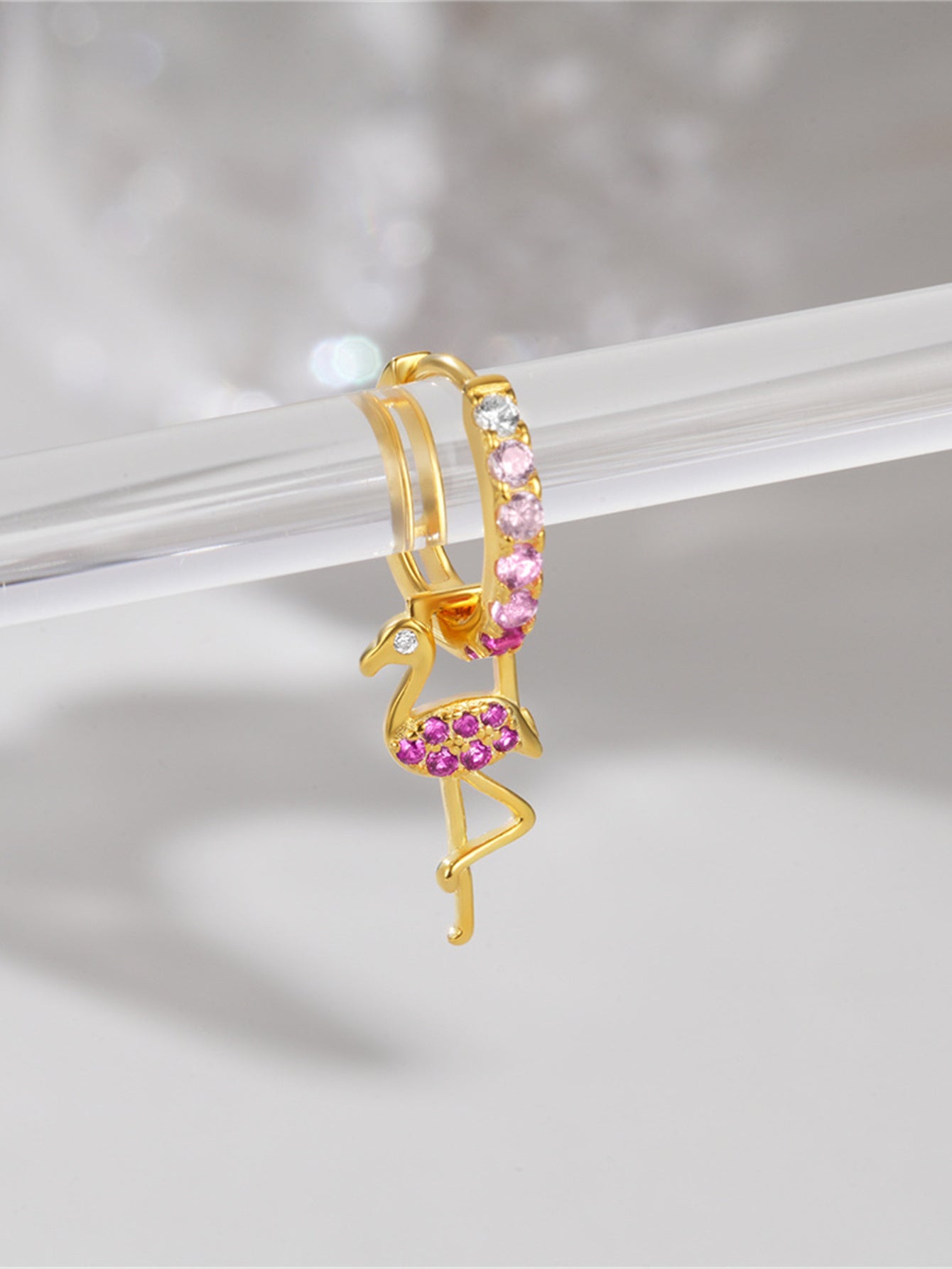 Flamingo Earrings Gold