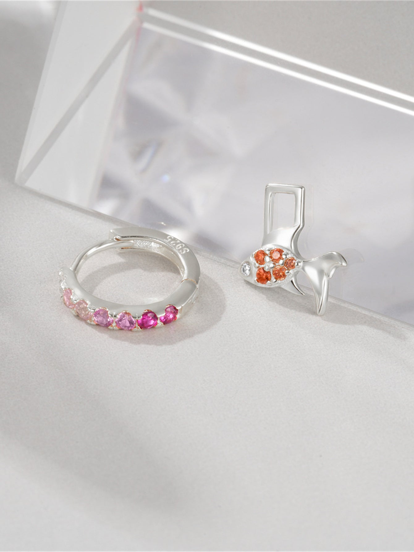 Little Fish Earrings Silver