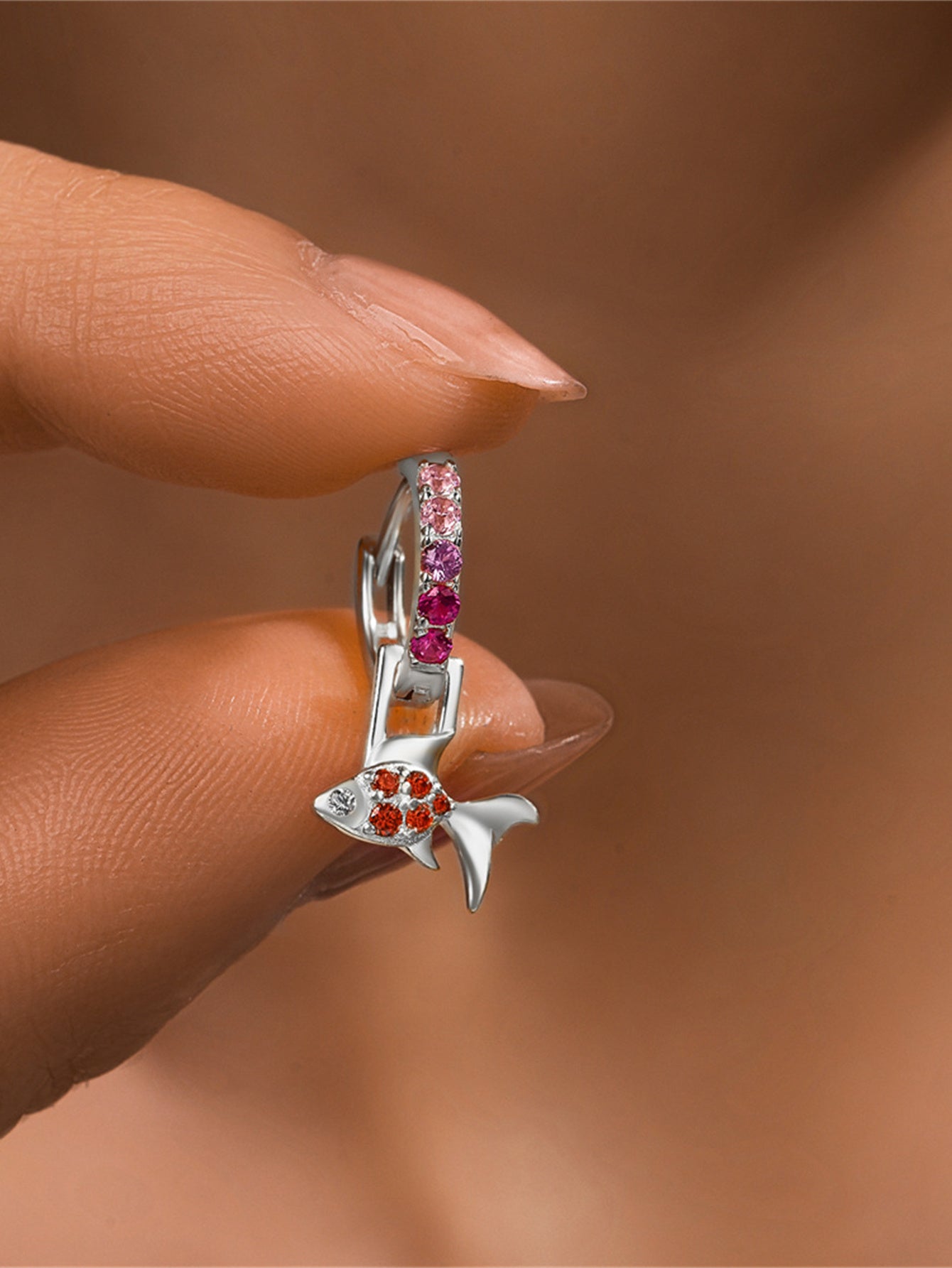 Little Fish Earrings Silver